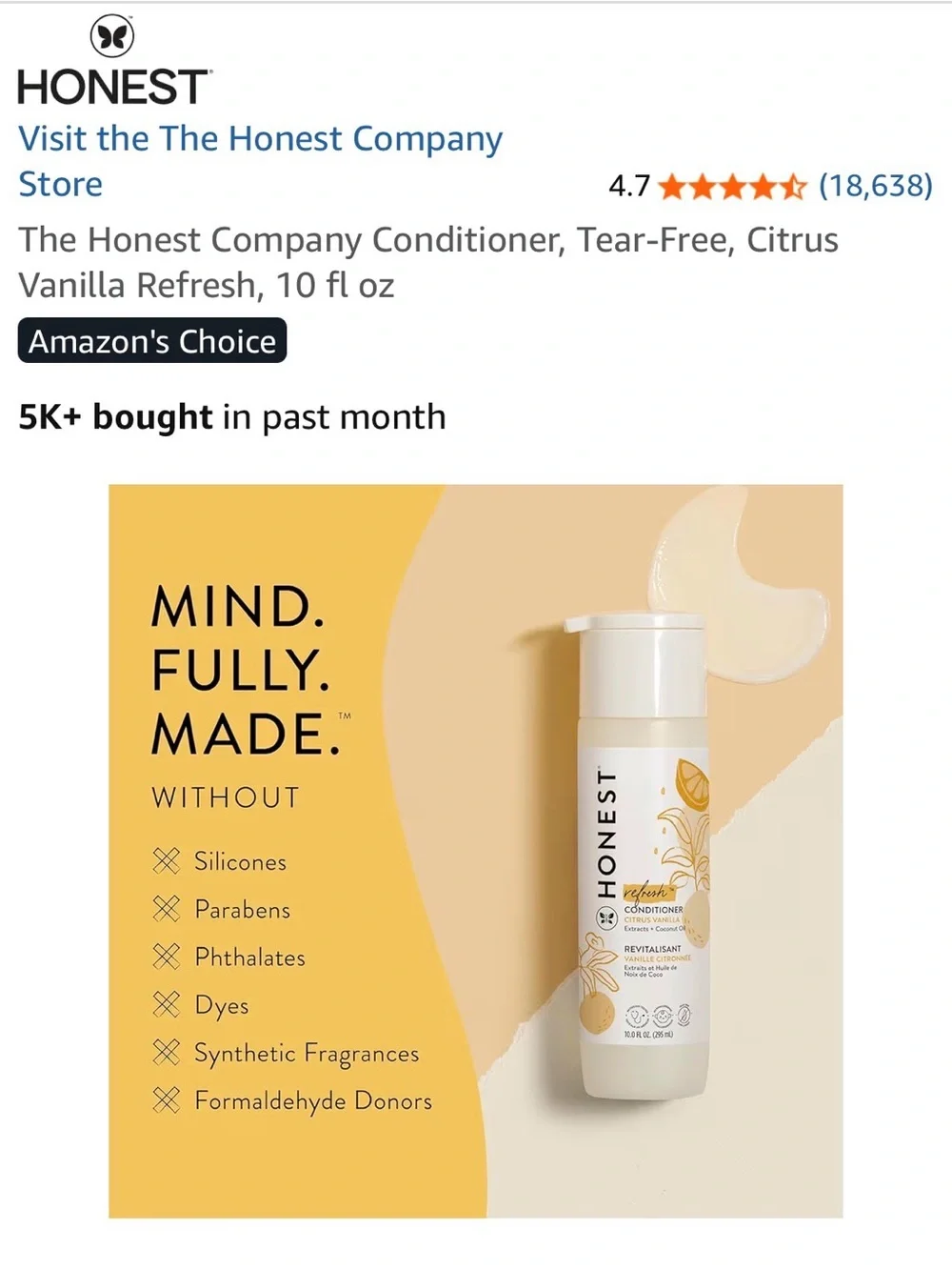 The Honest Company used once